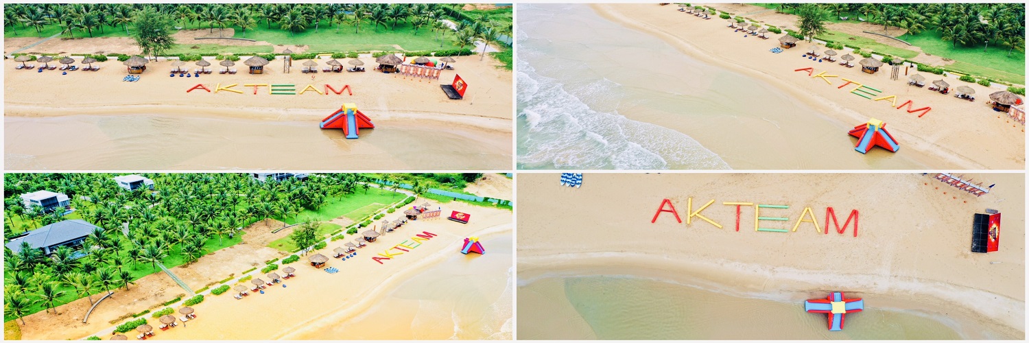 Xếp Hình AKTEAM bằng ống hơi