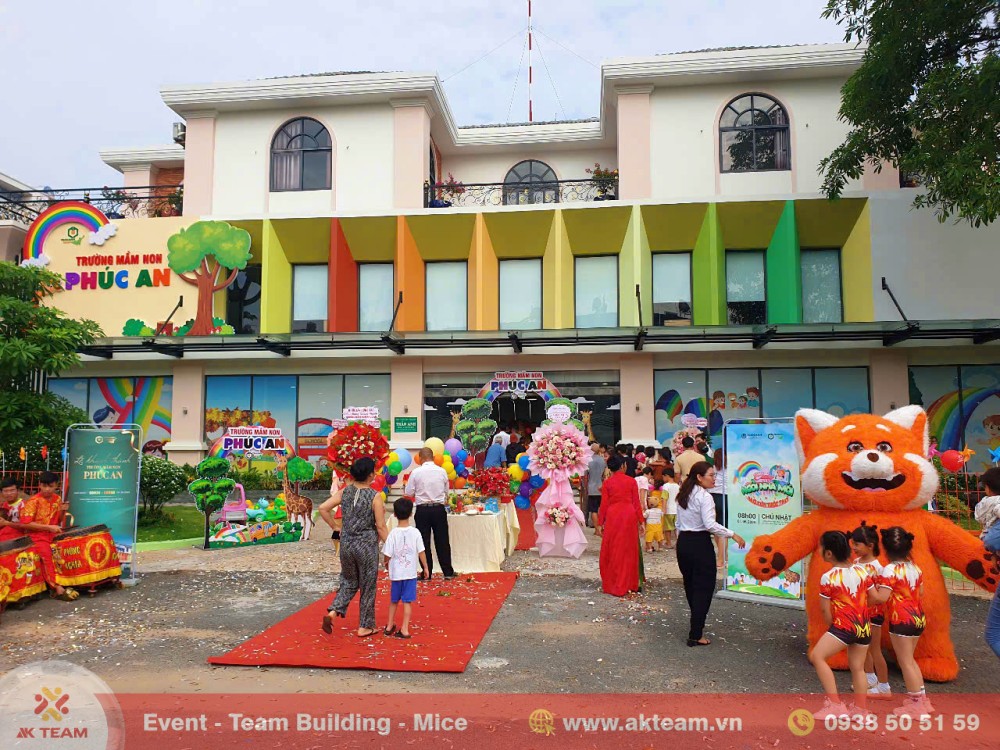 Teambuilding khai trương trường mầm non Phúc An - Long An